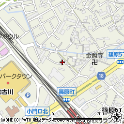 兵庫県加古川市加古川町篠原町212周辺の地図