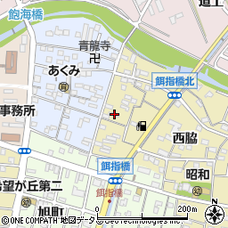 愛知県豊橋市東田町西脇19周辺の地図