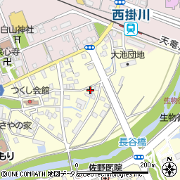 静岡県掛川市長谷408-7周辺の地図