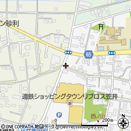 静岡県浜松市中央区笠井町1103周辺の地図