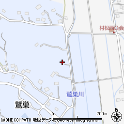 静岡県袋井市鷲巣1417周辺の地図