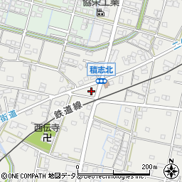 静岡県浜松市中央区積志町400周辺の地図
