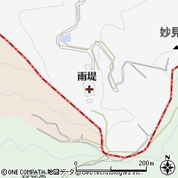 京都府相楽郡和束町下島雨堤周辺の地図