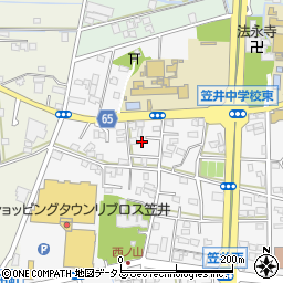 静岡県浜松市中央区笠井町1129周辺の地図