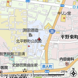 三重県伊賀市平野六反田周辺の地図