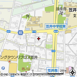 静岡県浜松市中央区笠井町1142周辺の地図