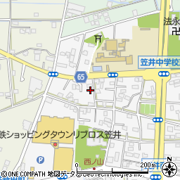 静岡県浜松市中央区笠井町1115周辺の地図