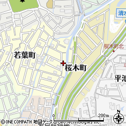 大阪府寝屋川市若葉町9周辺の地図