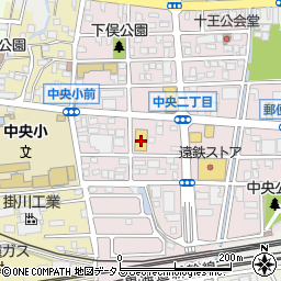 ＡＯＫＩ掛川店周辺の地図