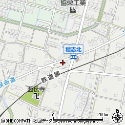 静岡県浜松市中央区積志町401周辺の地図