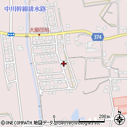 静岡県磐田市大久保734-128周辺の地図