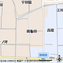 京都府精華町（相楽郡）下狛（綾免田）周辺の地図