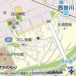 静岡県掛川市長谷312-1周辺の地図