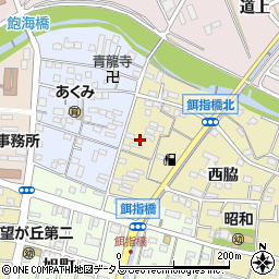 愛知県豊橋市東田町西脇18周辺の地図