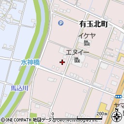 静岡県浜松市中央区有玉北町442周辺の地図