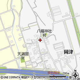 静岡県掛川市岡津380-11周辺の地図