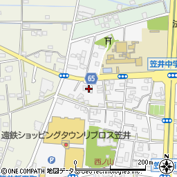 静岡県浜松市中央区笠井町1111周辺の地図