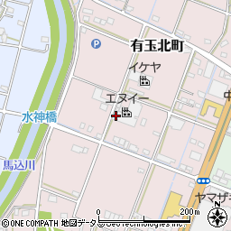 静岡県浜松市中央区有玉北町447周辺の地図