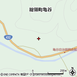広島県庄原市総領町亀谷779周辺の地図