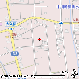静岡県磐田市大久保611周辺の地図