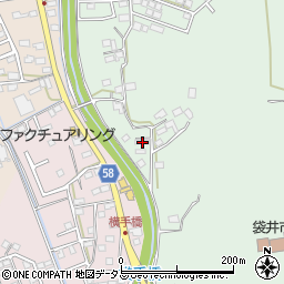 静岡県袋井市久能2810周辺の地図