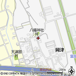 静岡県掛川市岡津443周辺の地図