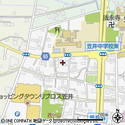 静岡県浜松市中央区笠井町1130周辺の地図