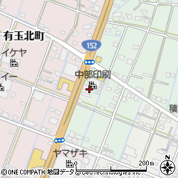 中部印刷株式会社　西ヶ崎工場周辺の地図
