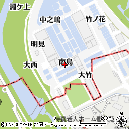 兵庫県伊丹市口酒井（南島）周辺の地図