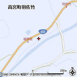 広島県安芸高田市高宮町羽佐竹1629周辺の地図