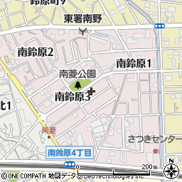 兵庫県伊丹市南鈴原周辺の地図