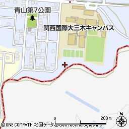 関西国際大学　教務課・メディアライブラリー・図書館周辺の地図