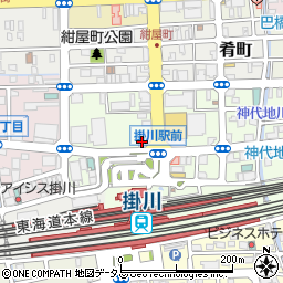 掛川駅前ビル周辺の地図