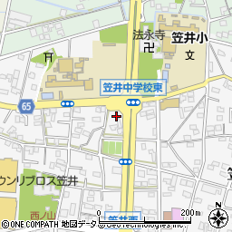 静岡県浜松市中央区笠井町1032周辺の地図