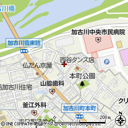 兵庫県加古川市加古川町本町349周辺の地図