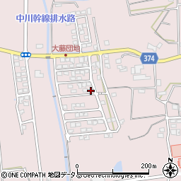 静岡県磐田市大久保734-85周辺の地図