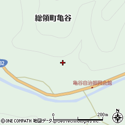 広島県庄原市総領町亀谷773周辺の地図