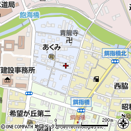 愛知県豊橋市飽海町77周辺の地図