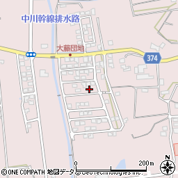 静岡県磐田市大久保734-86周辺の地図