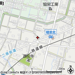 静岡県浜松市中央区積志町496周辺の地図
