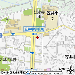 静岡県浜松市中央区笠井町1038周辺の地図