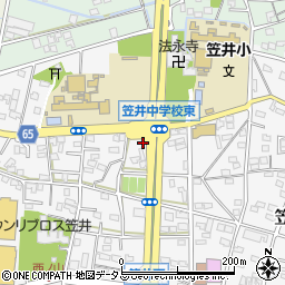 静岡県浜松市中央区笠井町1033周辺の地図