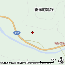 広島県庄原市総領町亀谷895周辺の地図