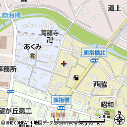 愛知県豊橋市東田町西脇14周辺の地図