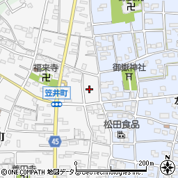 静岡県浜松市中央区笠井町31周辺の地図