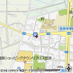 静岡県浜松市中央区笠井町1113周辺の地図