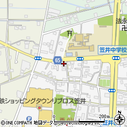 静岡県浜松市中央区笠井町1114周辺の地図