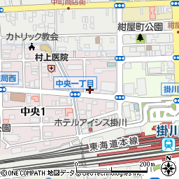 明治安田生命掛川営業所周辺の地図