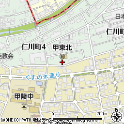 梅田マンション周辺の地図