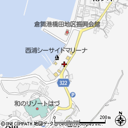 愛知県蒲郡市西浦町倉舞52周辺の地図